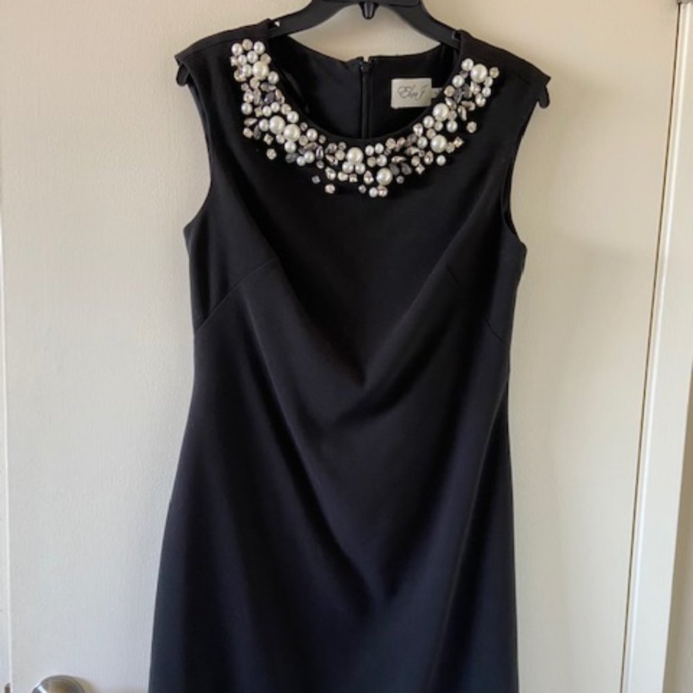 Eliza J Accessory Black Dress